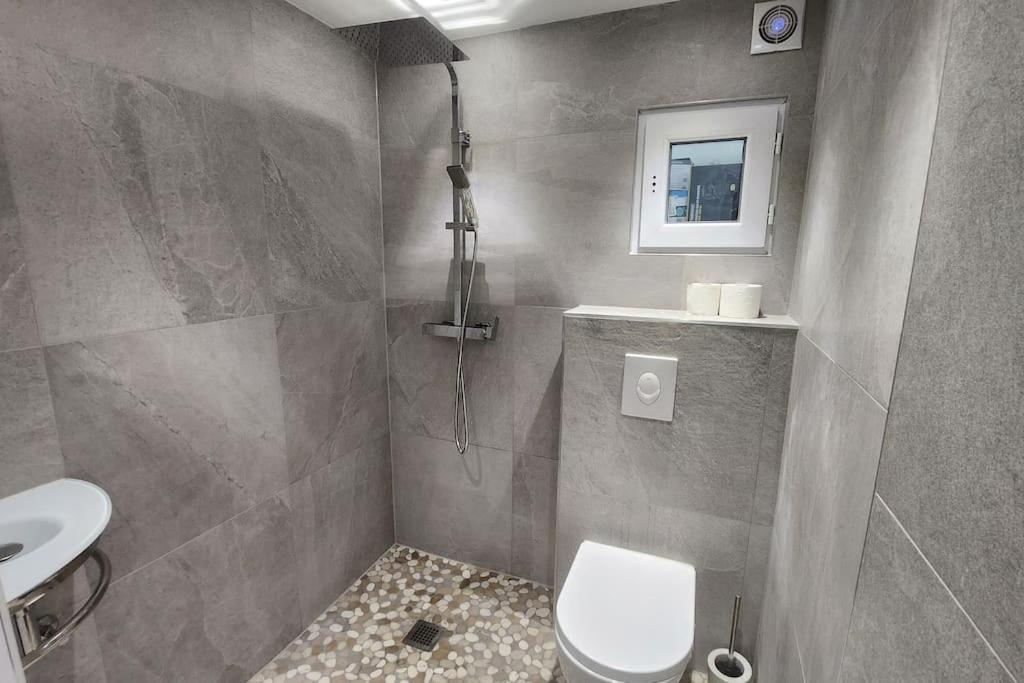 Suite Prestige Logement Neuf Avec Spa Et Ecran De Cinema En Rez De Jardin كولمار المظهر الخارجي الصورة